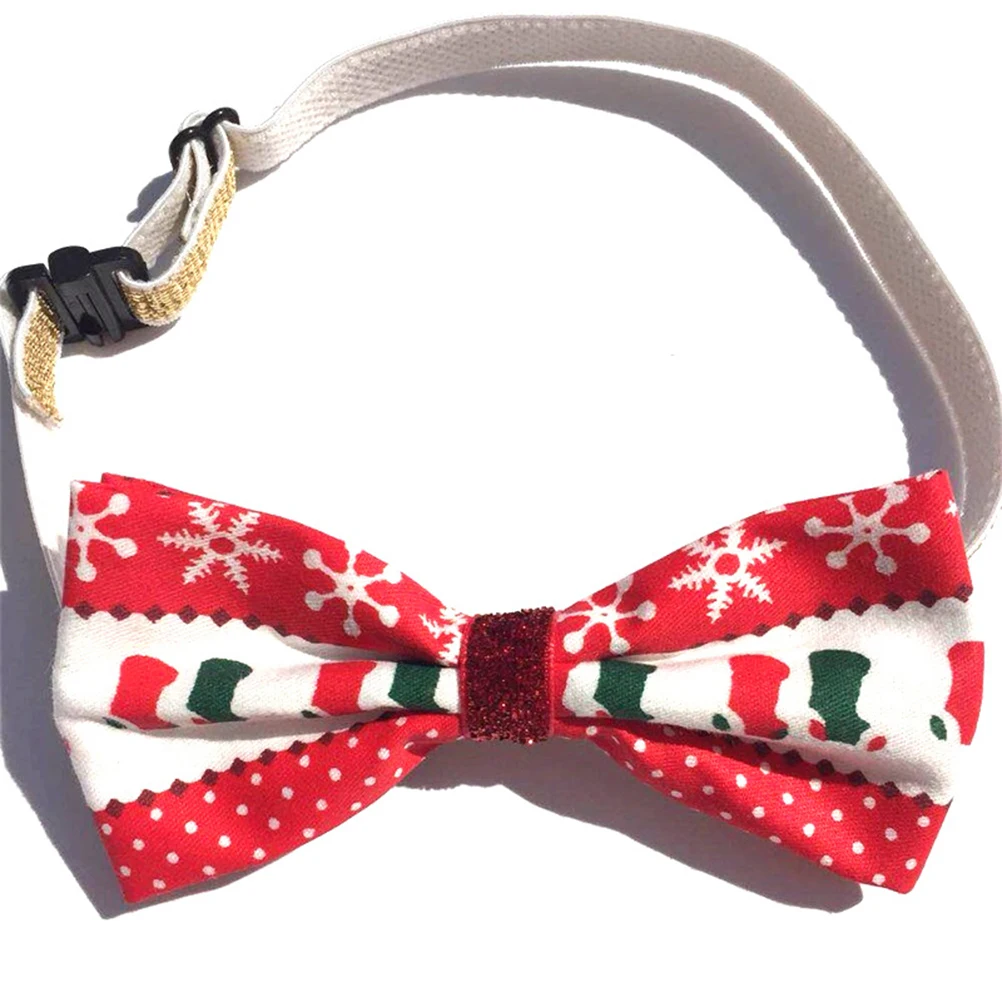 

1 Set Pet Hat Bow Tie Costume Dog Cat Puppy Adjustable 19-35Cm Comfortable Durable Party Decoration Animal Hats Clothing Set