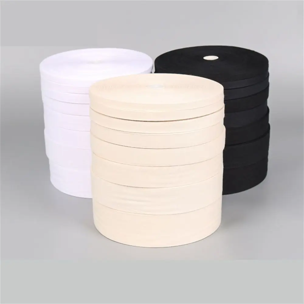 50M Cotton Bias Binding Tape Roll Sewing Trims Craft Edging Ribbon Trimming 1-5cm Wide