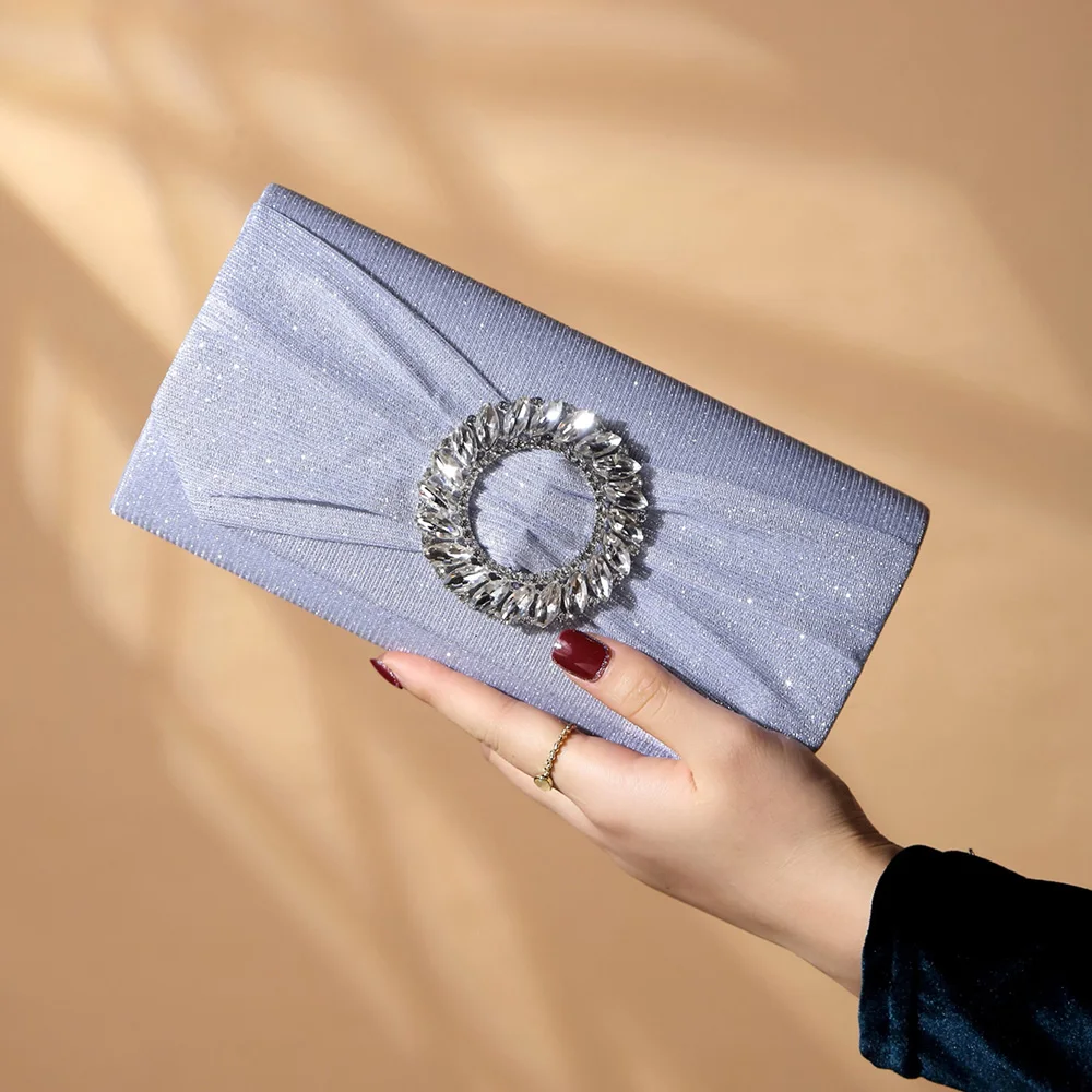 

Glitter Clutch Purses for Women Evening Bags Clutches Flap Envelope Handbags Large Wedding Party Prom Purse Chain Shoulder Bags