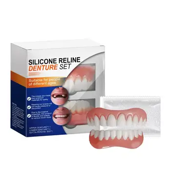 Ensemble de prothèses dentaires réglables pour adultes, appareil dentaire, retenue de dents, orthèse orthodontique, lisseur, alignement des dents, entraîneur