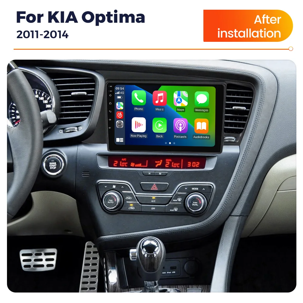 NaviFly 7862S 8G 256G 1280*720 Android All In One Car Intelligent System For KIA K5 Optima 3 TF 2010 - 2015 Built In Carplay