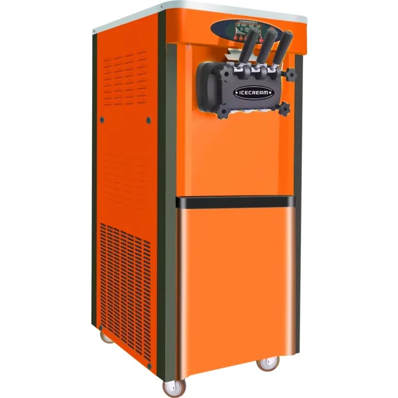 

3 Flavors Automatic Soft Serve Commercial Ice Cream Machine Italian Gelato Making Ice Cream Makers Maquina De Helados