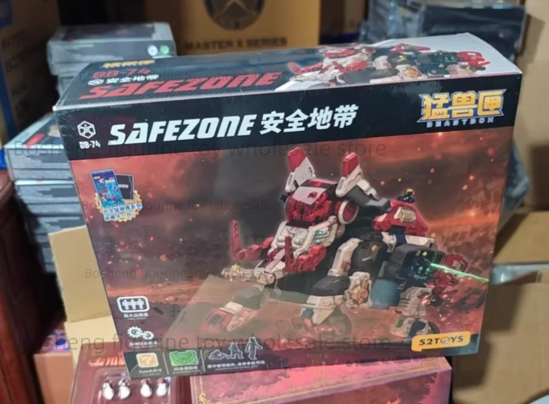 WF Exhibition Limited 52toys Beast Box Mammoth Safe Zone Transformed Toys Action Figure Collection Gift
