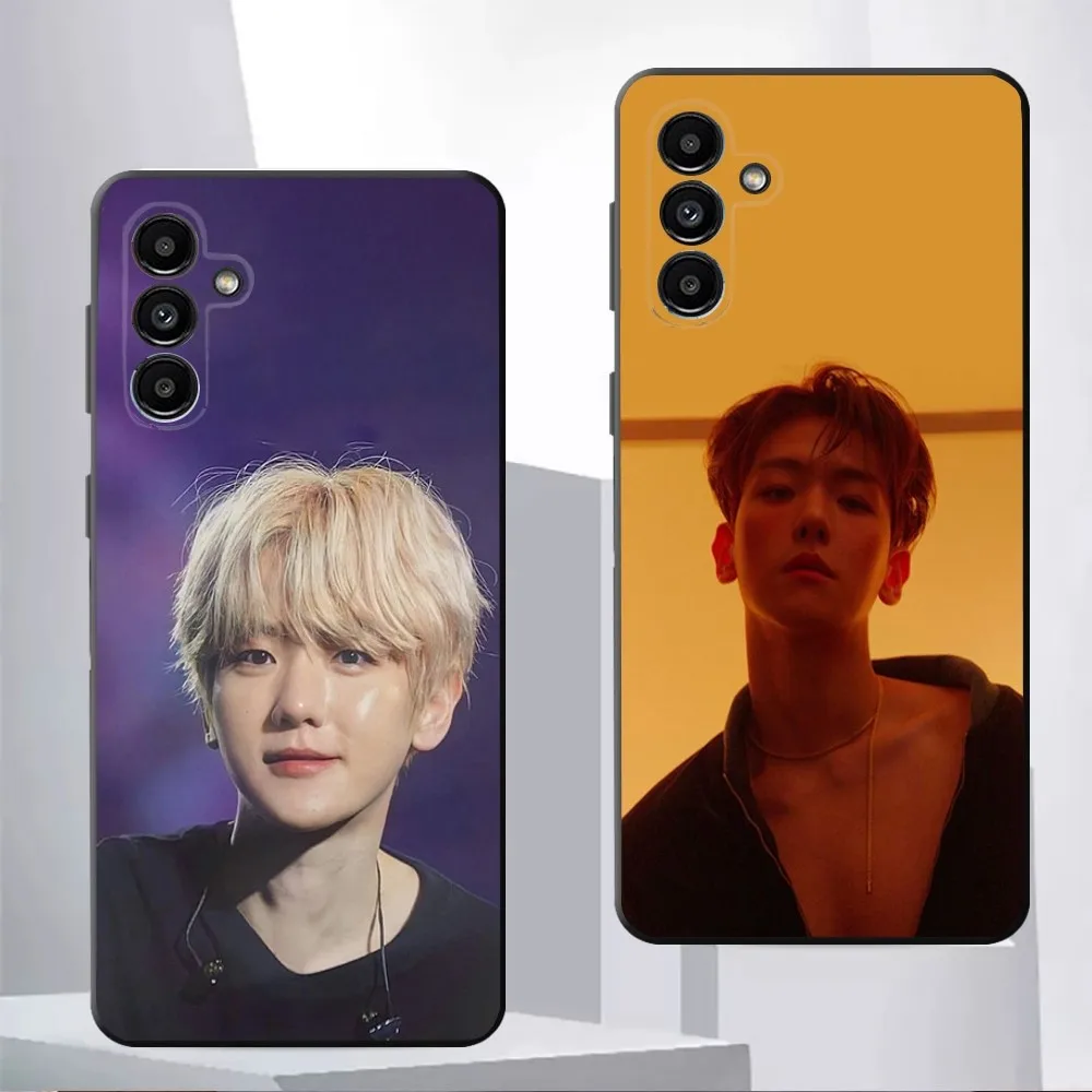 

Singer B-BaekHyun Phone Case For Samsung Galaxy A13,21s,22,31,32,52,53,71,80,91 Black Soft Cover