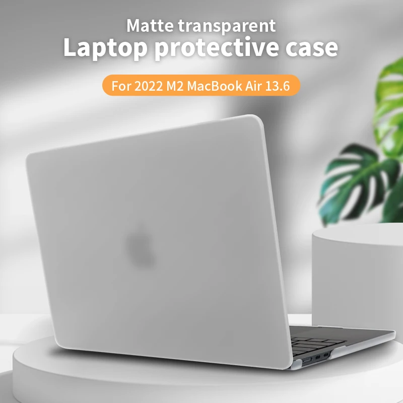 

Laptop Cover for 2022 MacBook Air13.6 M2 A2681 protective case transparent Vinyl Skin pro13.3 m2 A2338 Anti-drop shell