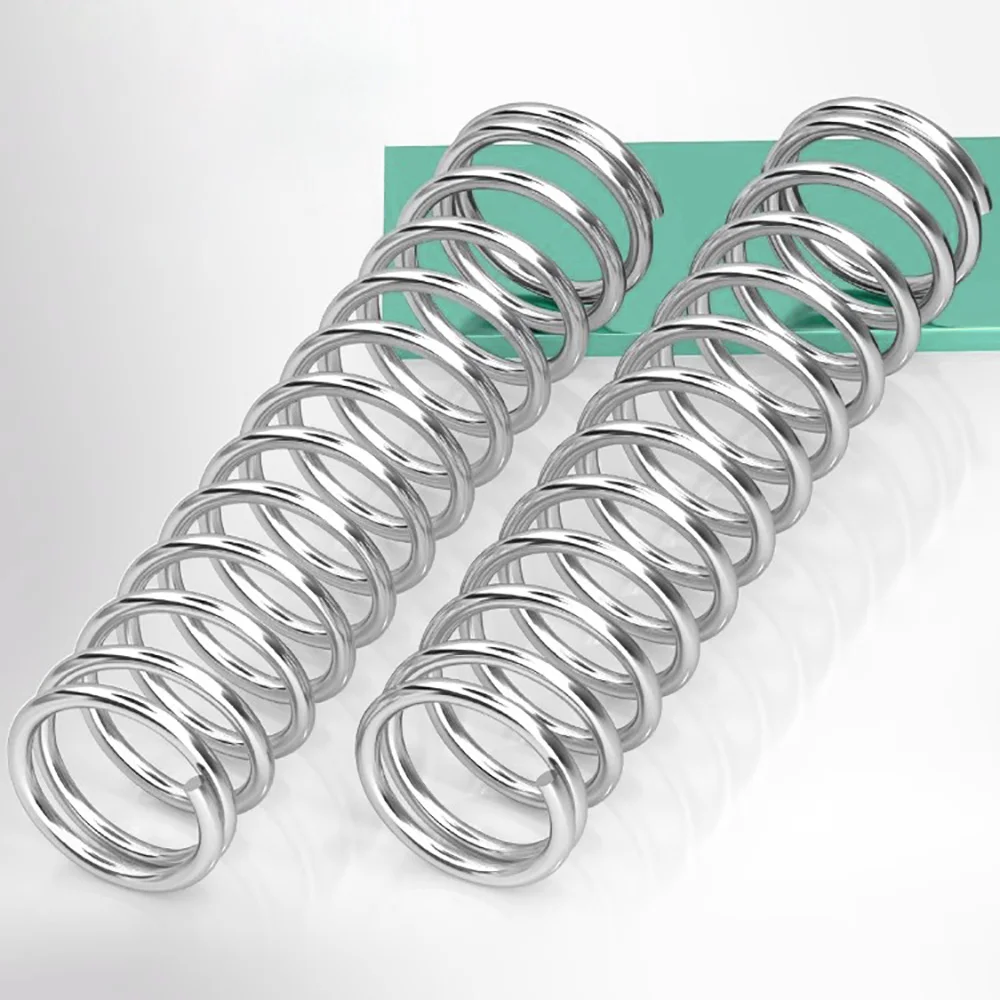 5Pcs 304 Stainless Steel Compression Spring Diameter 1.6mm Cylidrical Coil Return Springs Pressure Spring diameter 9mm to 25mm