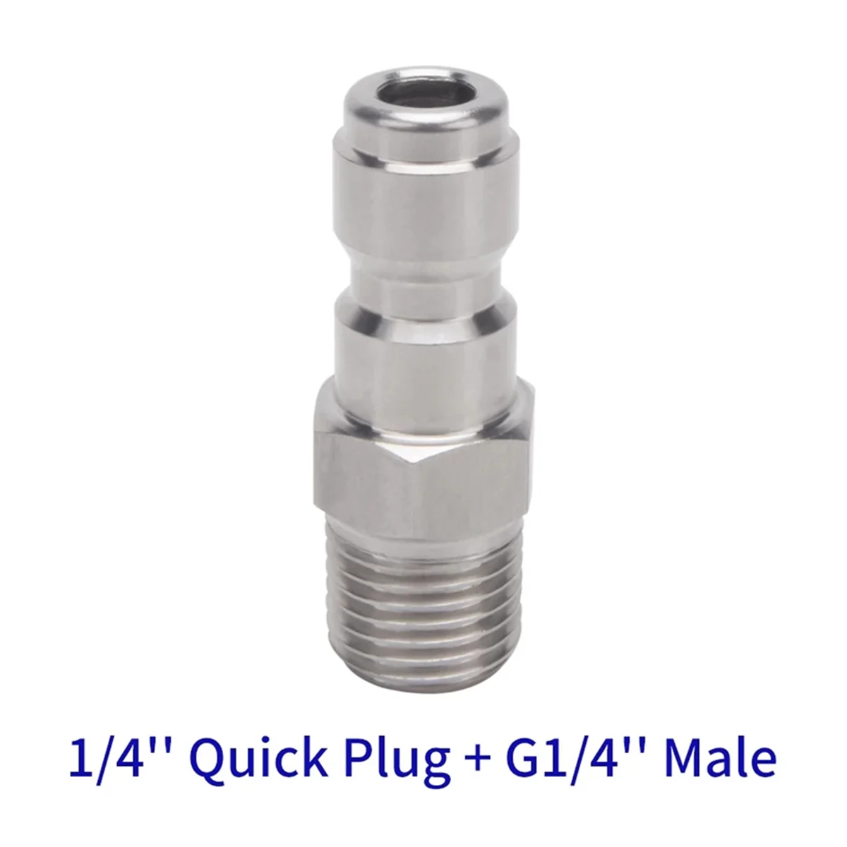 

Pressure Washer Snow Foam Quick Plug Connector 1/4 inch to Spray-Gun Wand Lance Adapter Quick Disconnect Release Fitting