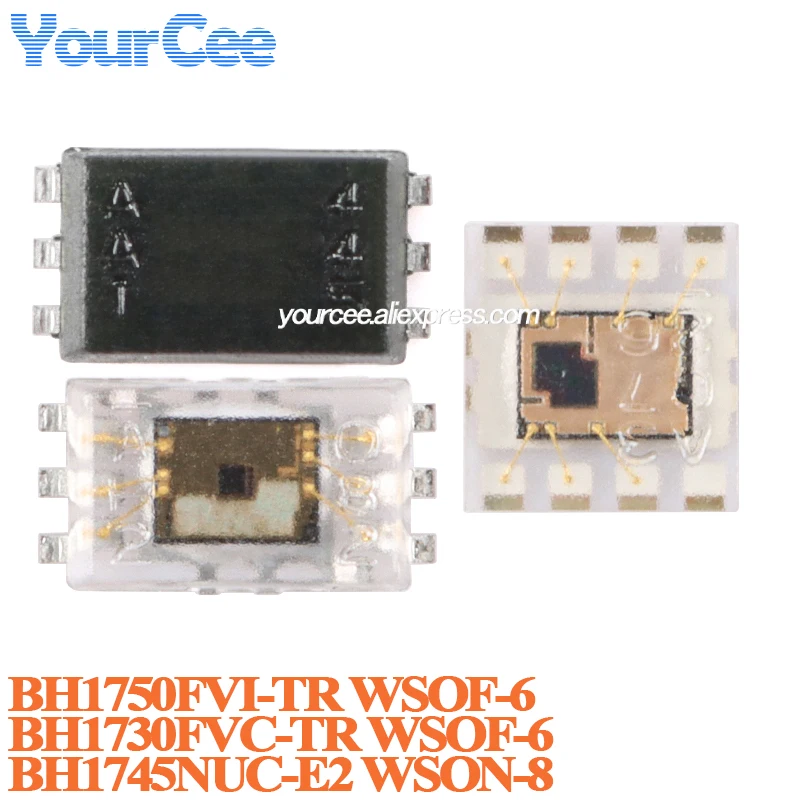 20pcs/1pc BH1730FVC-TR BH1750FVI-TR WSOF-6 BH1730FVC BH1750FVI digital 16 bit Serial Ambient Light Sensor IC BH1745NUC E2