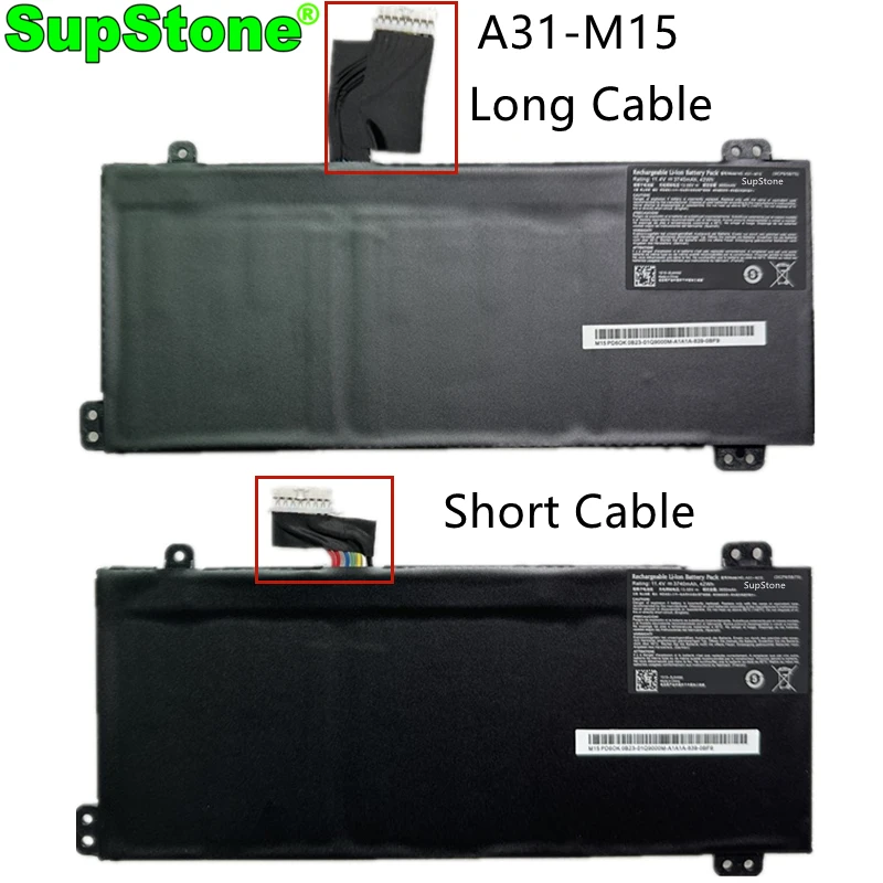 

A31-M15 Laptop Battery For Xiaomai 6A 6X 6C Pro,Akoya S6426 S6445 S15447 E6245 E6246 E6247 E6248 P6645 P6445 M15GUN M17CUN P1560