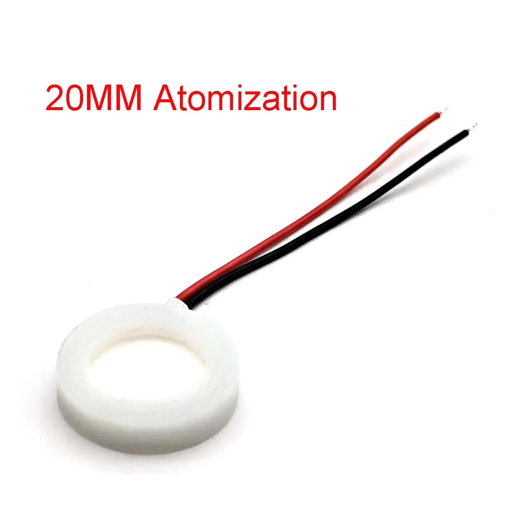 20mm Fogger Mist Maker ultradźwiękowa atomizacja ceramiczny pierścień pierścieniowy atomizer akcesoria do nawilżacza SR020
