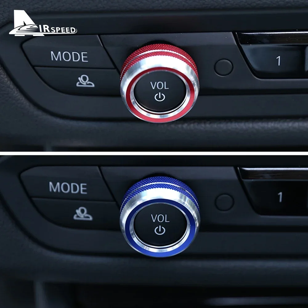 Accessories For BMW 3 Series G20 Steering Wheel Logo Badge Emblems, Ignition Console & Multimedia Knob Ring Decorative Sticker