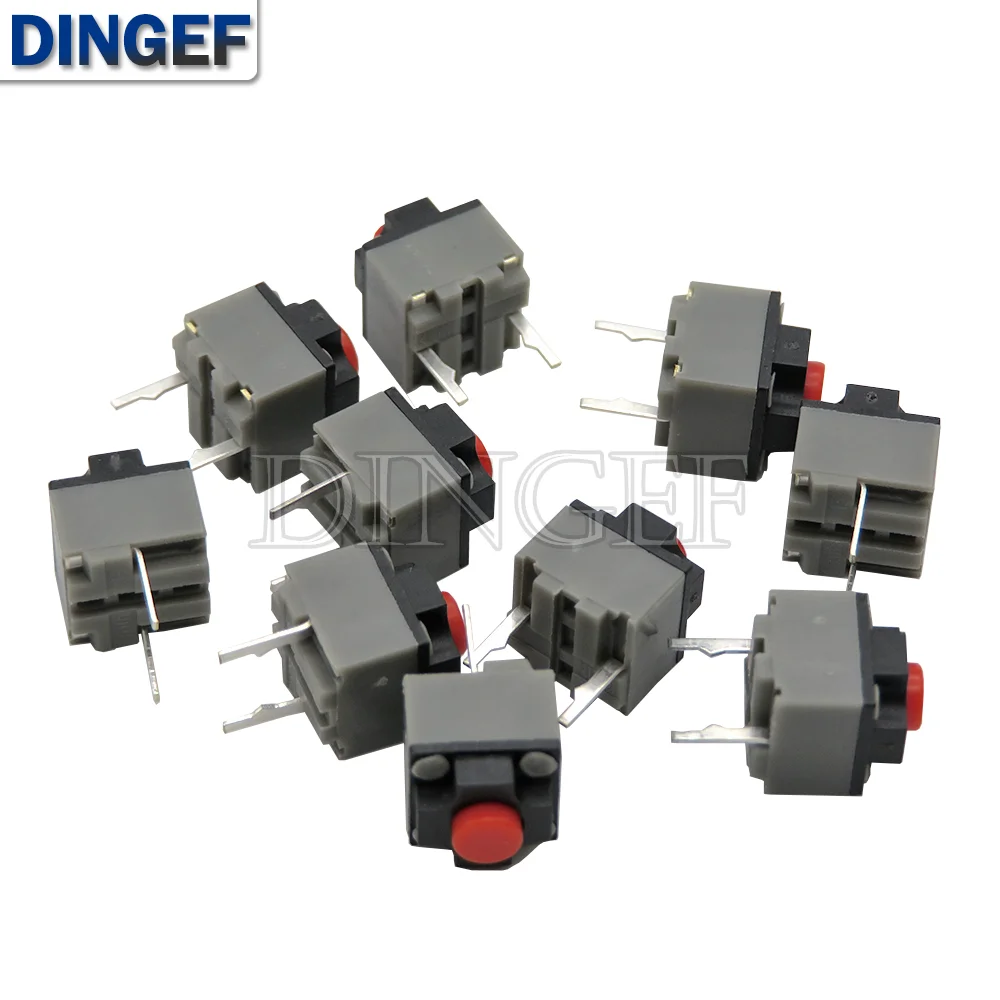 10PCS Kailh Mute Button 6*6*7.3 Silent Switch Wireless Mouse Wired Mouse Button Micro Switch 6X6X7.3MM