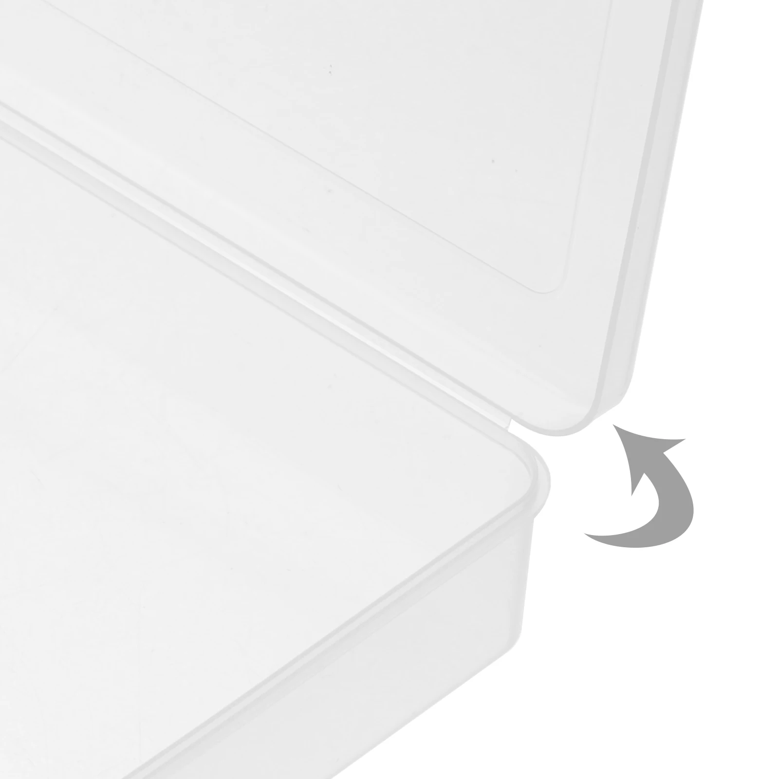 

12pcs Plastic Storage Boxes Transparent Rectangular Containers For Small Parts Hardware Beads Jewelry Tool Case Organizing