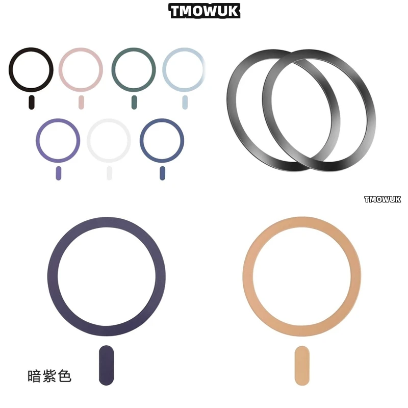 

For HUAWEI Mate 30 40 50 60 70 X3 X5 P40 P30 Pro RS Nova 9 For Magsafe Magnetic Metal Ring Sticker For Wireless Charger Pad