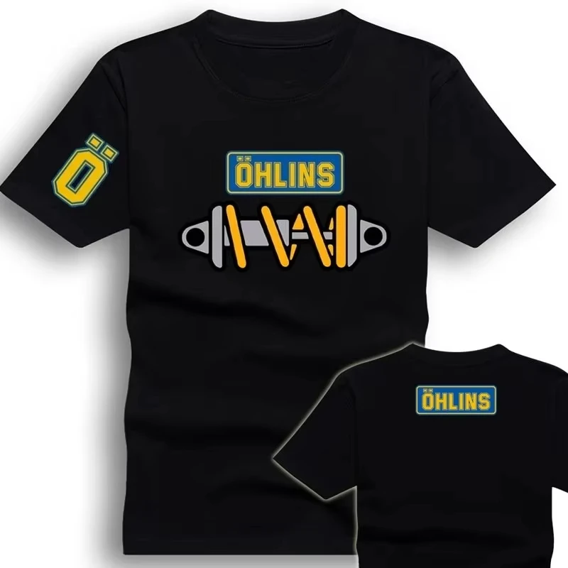 2026 Desktop_Amazing Tees Herren Ohlins Shock Suspension Auto Motorrad Sport Racing T-Shirt Sommer Heiß begehrte Freizeitartikel – Detail 9