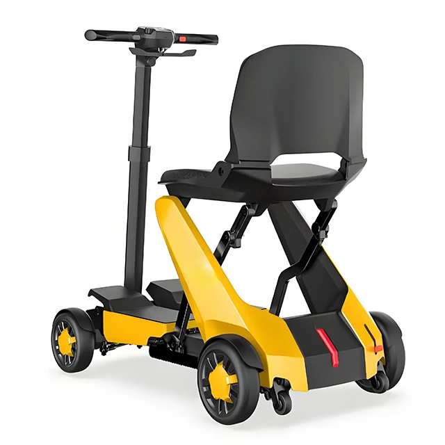 

Airo Lightweight Airline Approved Auto-Folding Electric Mobility Scooter with Remote Control Aluminum