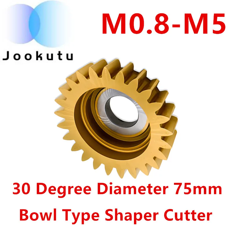 

Diameter 75mm M0.8 M1 M1.25 M1.5 M1.75 M2 M2.25 M2.5 M2.75 M3 M3.5 M3.75 M4 M5 30 Degree Bowl Type Shaper Cutter With Coated