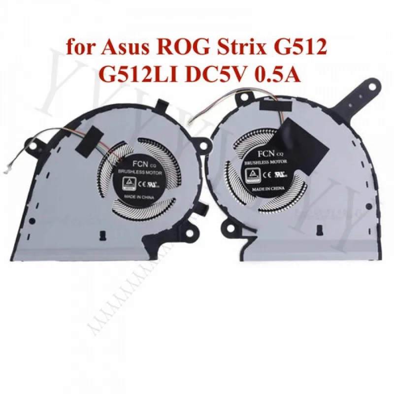 Y+CPU GPU Cooling Fans for Asus ROG Strix G512LI G531GT G531GU 13NR01L0T01011