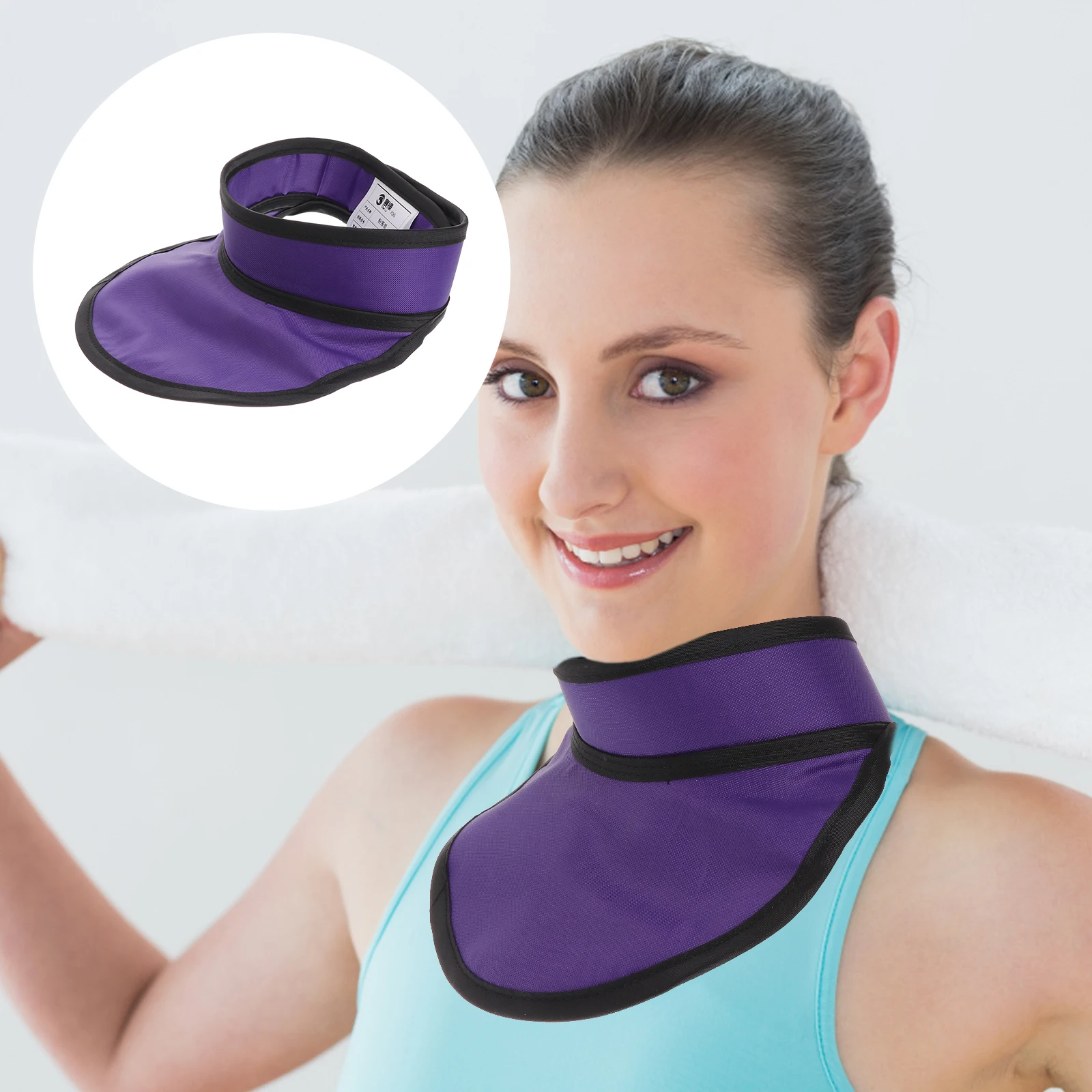 쉴드 칼라 0.35mm 납 동등성 밝은 색상 디자인 편안한 경량 방수 정전기 방지