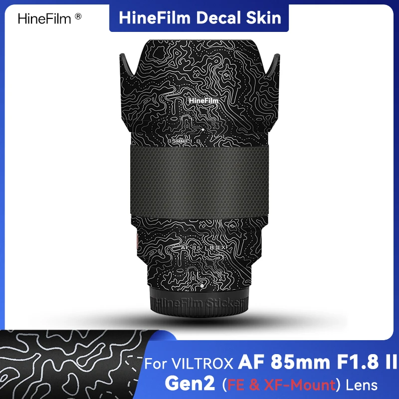 Hinefilm Skin for Viltrox AF85mm F1.8 II FE & XF Mount Lens Decal Skin AF85F1.8II Lens Sticker 85 F1.8 II Protective Wrap Cover