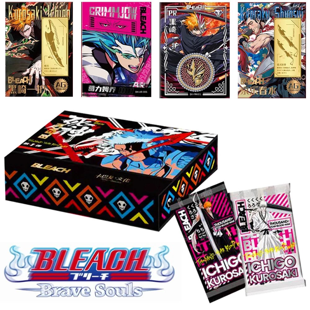 

Wholesale Kabag Bleach Cards TCG CCG Kurosaki Ichigo Booster Box Doujin Children Toys And Hobbies Gift Rare SP SSP Card