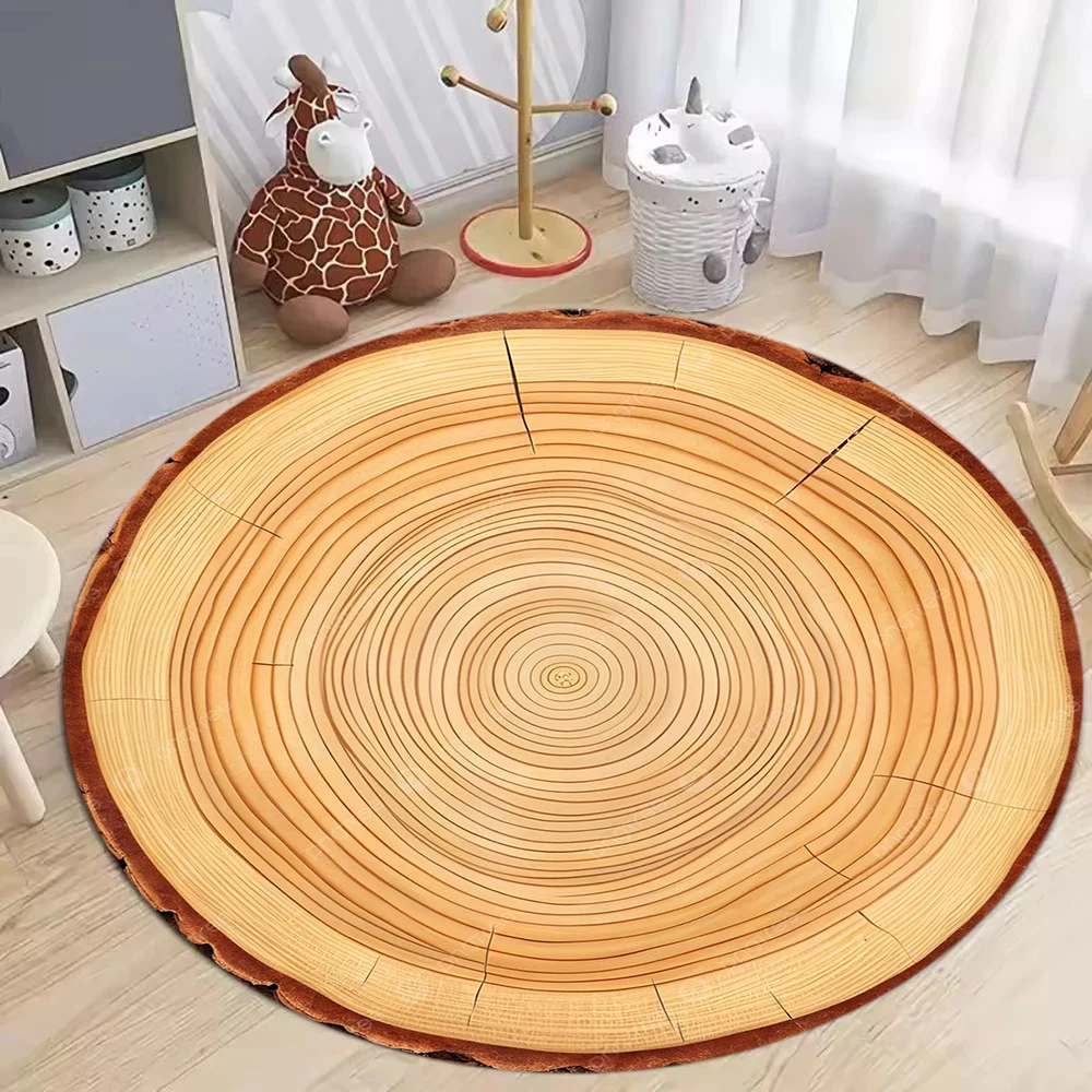 

Грайкие узоры под дерево, круглый ковер, журнальный столик, напольный коврик для гостиной, диван, ковер для спальни, прикроватный коврик, домашний декор, коврики