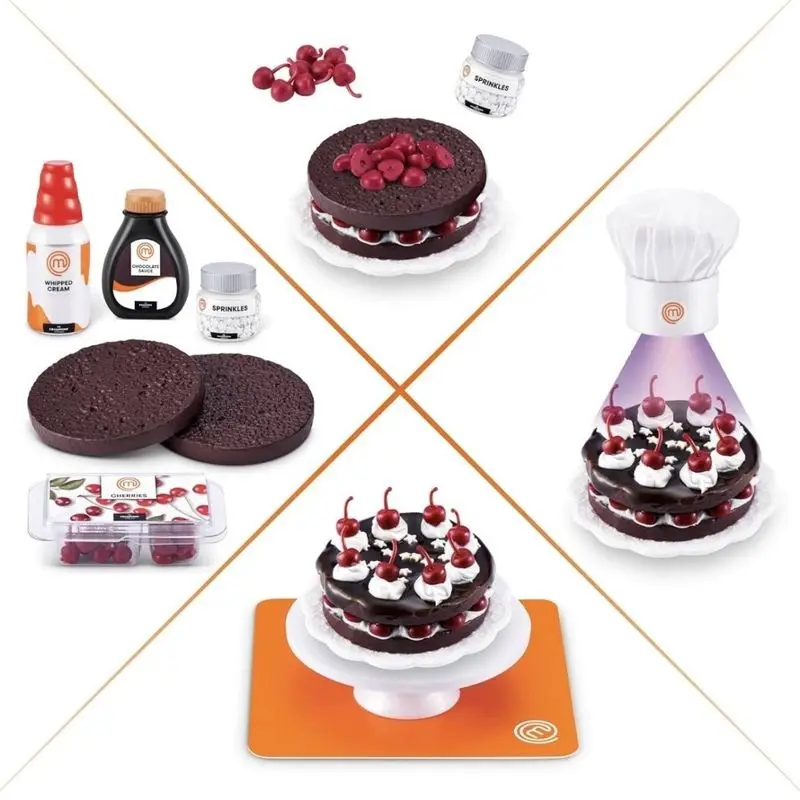 Zuru Diy Mini Food Play Set Simulated Chocolate Cake Making Kit Miniature Doll House Decor Craft Toy In Stock