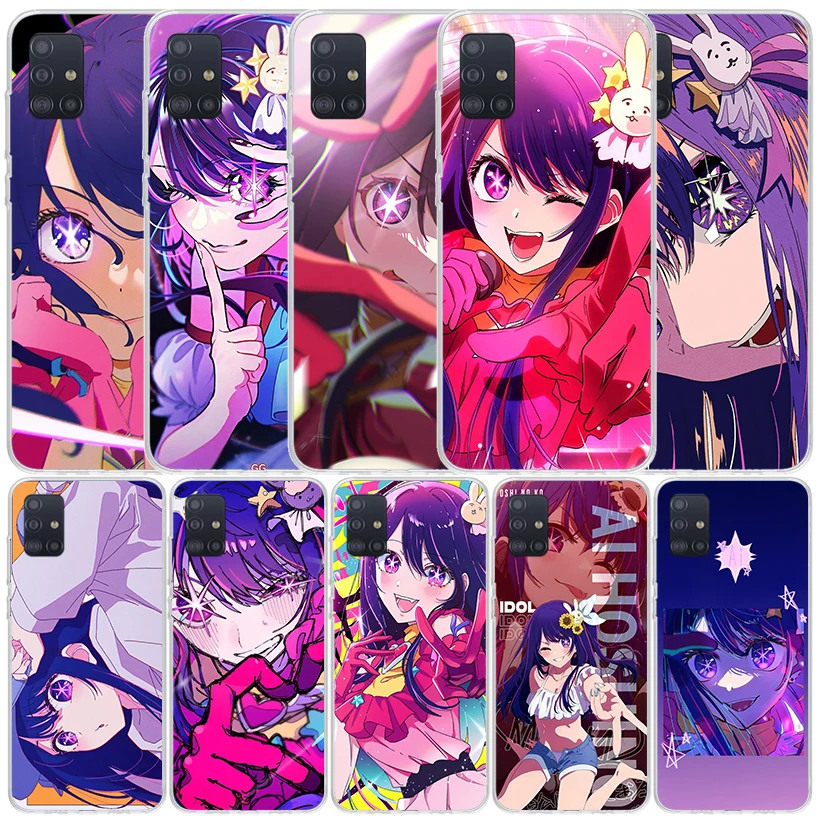 Japan Anime Oshi No Ko Phone Case For Samsung Galaxy A51 A50S A41 A40 A31 A30S A21S A20S A20E A11 A10S A71 A70 A6 A7 A8 A9 Plus