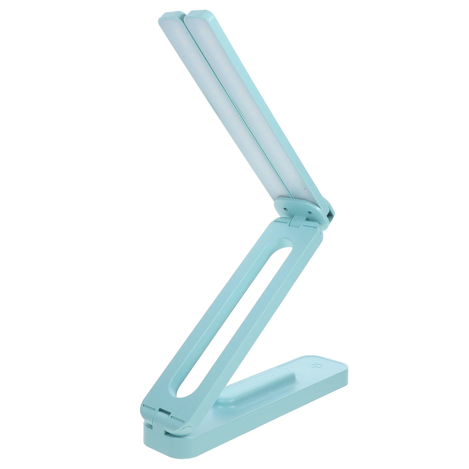 Foldable Desk Lamp Led Reading Light Rechargeable Usb Table Light Adjustable Brightness Cordless Dual Head Nightlight For