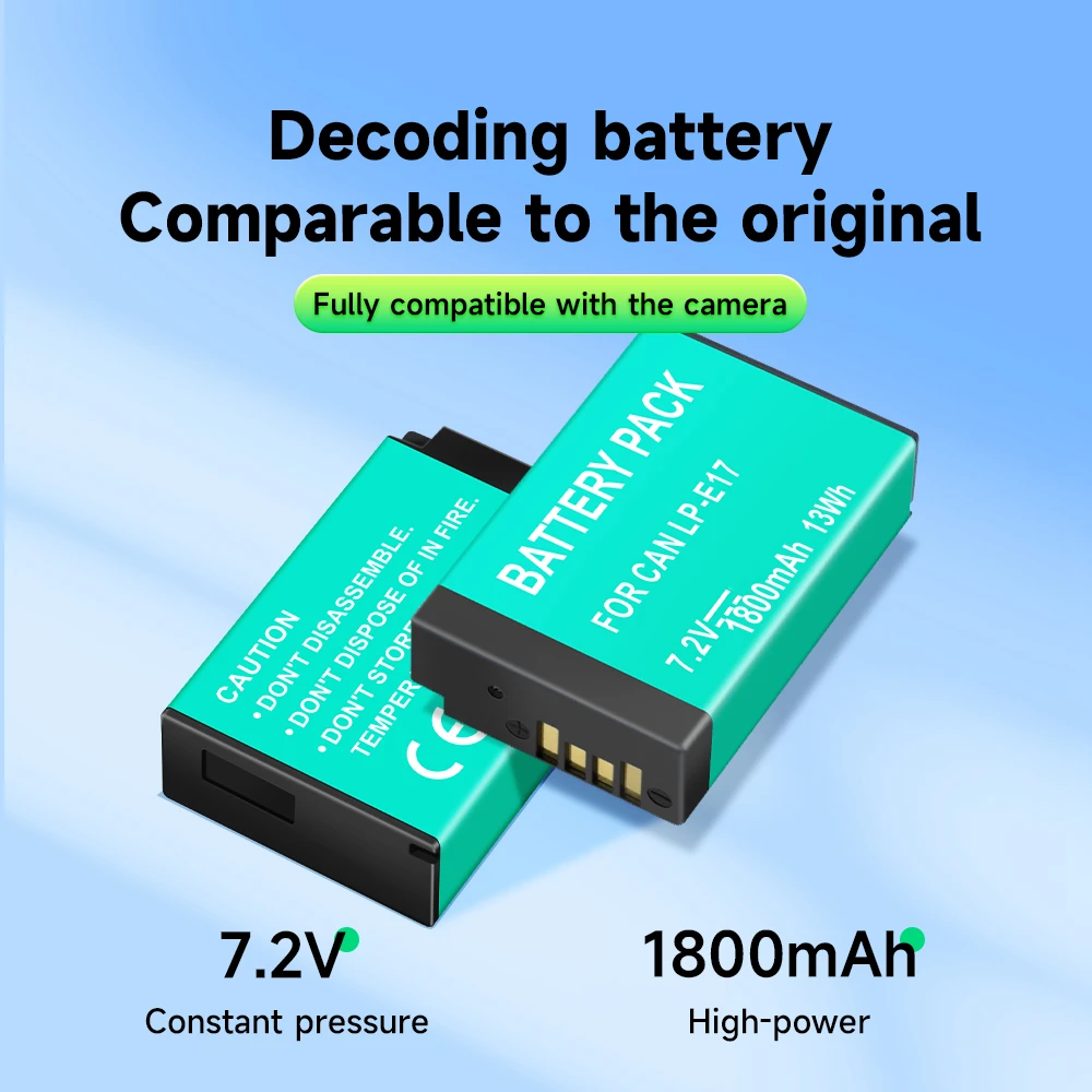 LP-E6 LP-E8 LP-E10 LP-E12 LP-E17 E6 E17 بطارية + LCD شاحن الحال بالنسبة لكانون EOS 6D 7D 5D M50 EOS M100 100D RP 200D 750D 760D M3