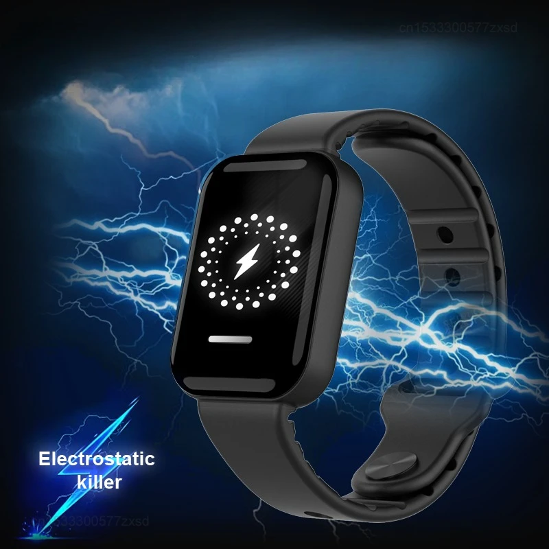 Static Removal Bracelet Adjustable Automatic Anti Static Silicone Bracelet Intelligent Portable Body Static Eliminator
