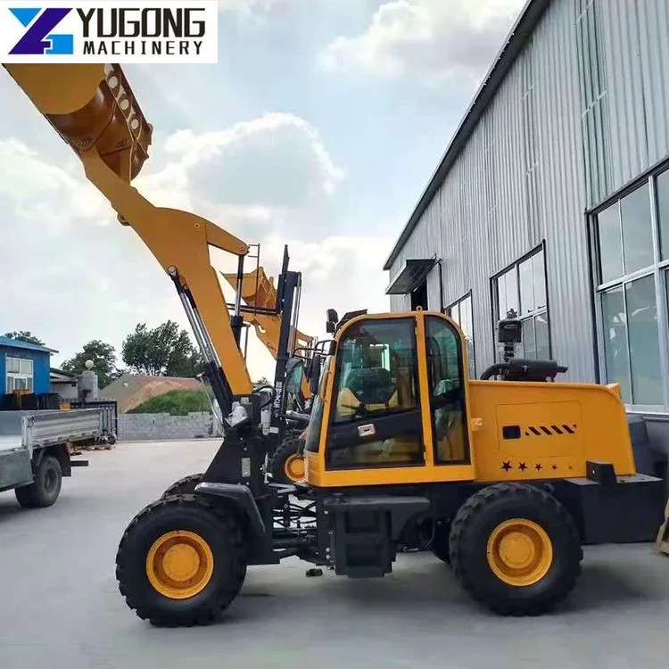 YG Articulated 4 Wheeled with Compact Front Wheel Loader Mini Wheel Loader Front End Loader Shovel Loader Farm Wheel Loader