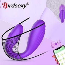 Wireless Bluetooth APP Control Dildo Vibrator for Women Clitoris G Spot Massager Wear Vibrating Egg Panties Sex Toys for Adults