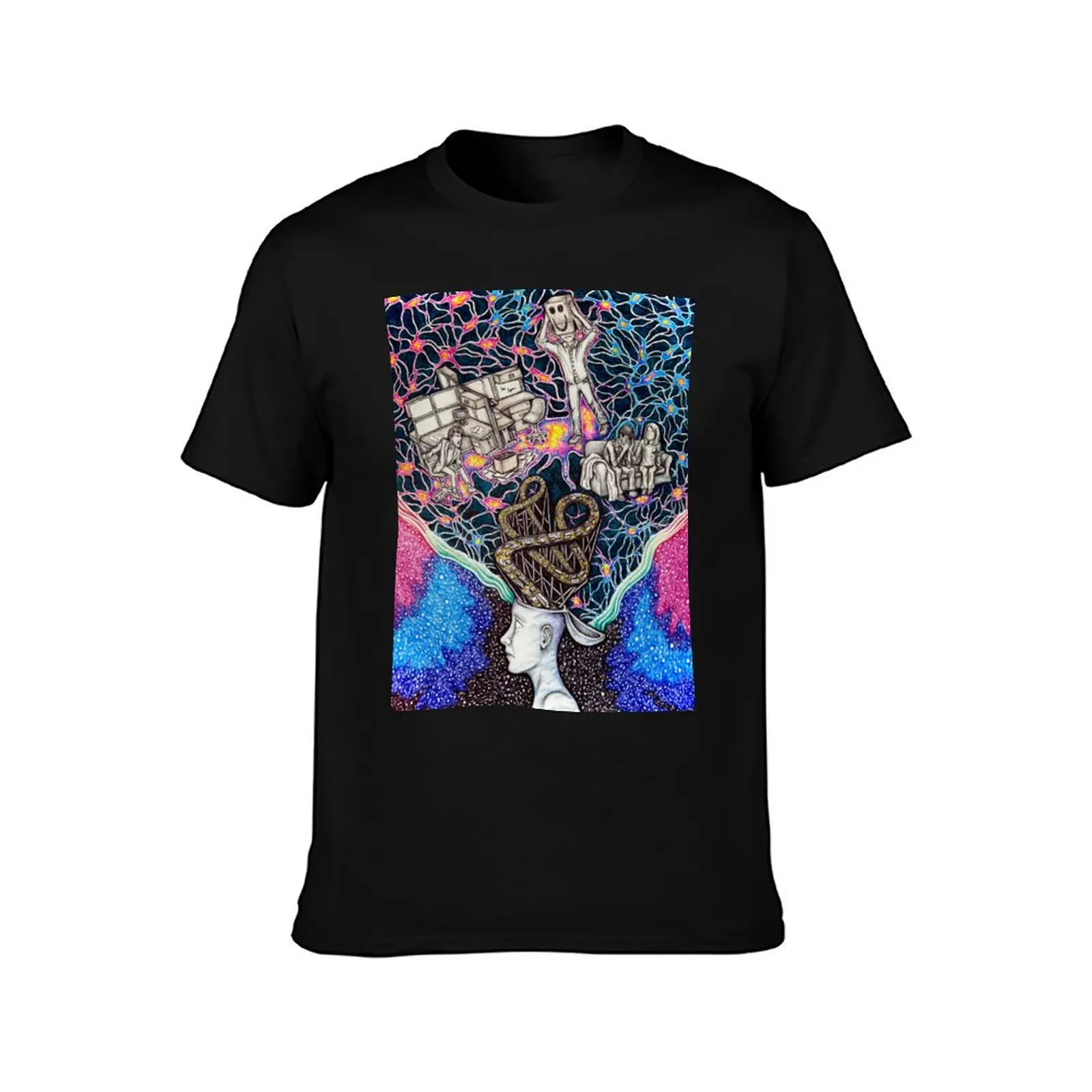 Synapses T-Shirt Gym Exercise Short Sleeve T-Shirt