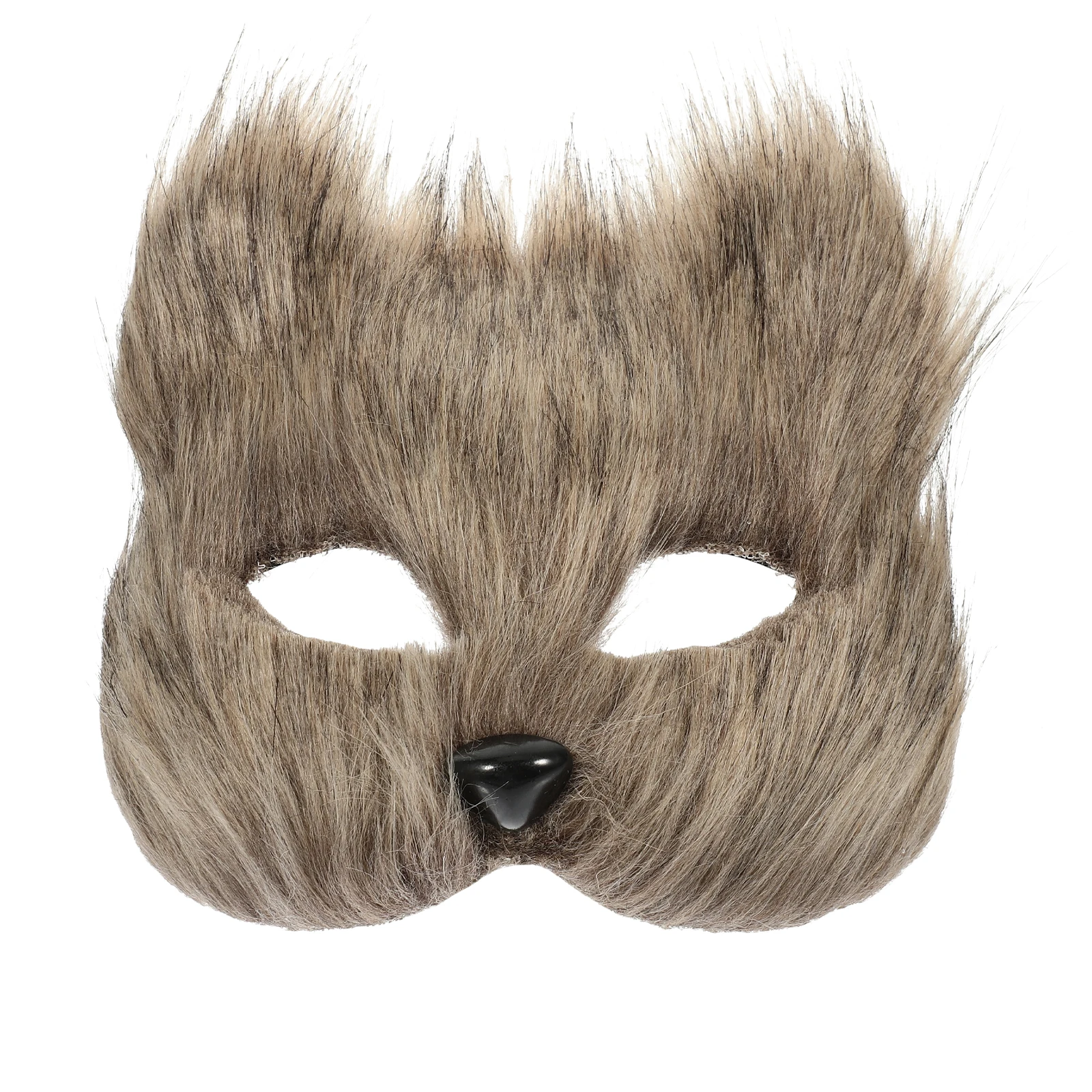 

Mask Hair Black Half Face Masquerade Party Halloween Carnival Cosplay Festival Supplies