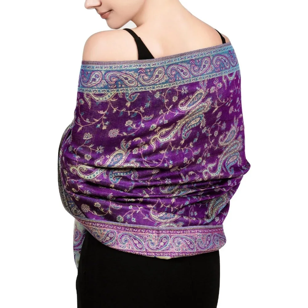 

Reversible Scarf, Shawls and Wraps for Evening Dress, Exotic Indian Scarves for All Season