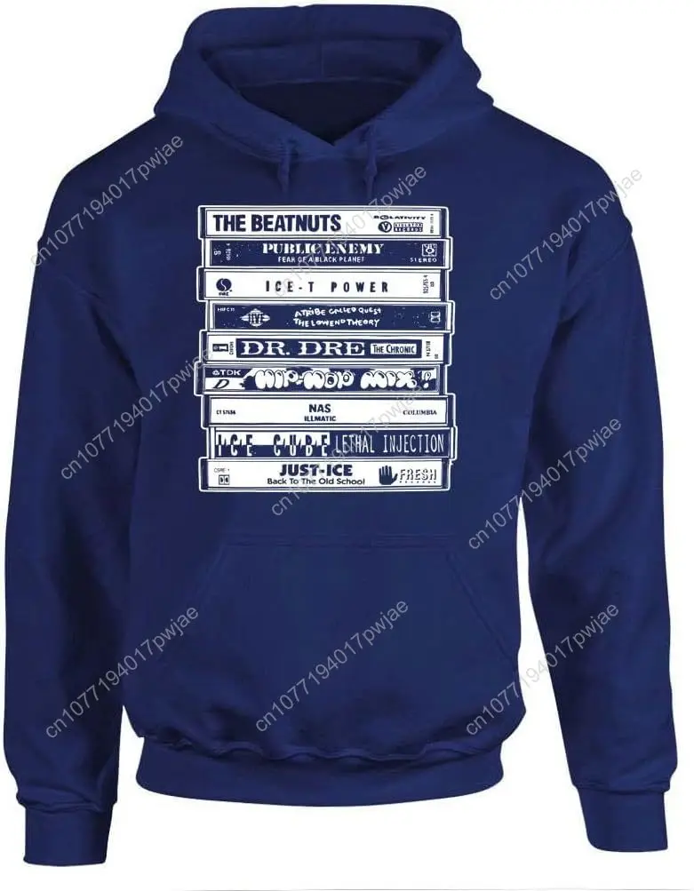 ศิลปินฮิปฮอป เทปคาสเซ็ต แร็พแบบโอลด์สคูล - เสื้อฮู้ดแบบสวมหัว