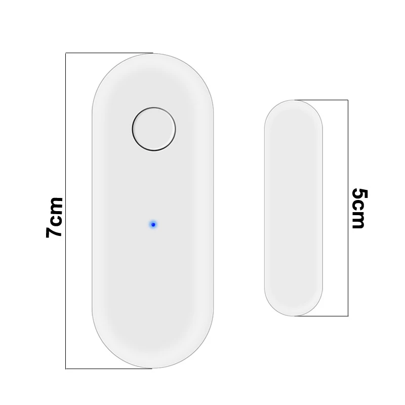 Xiaomi-Tuya Sensor de porta Wi-Fi doméstico inteligente, alarme de janela, detectores abertos, fechados, proteção de segurança, vida inteligente, Alexa, Google