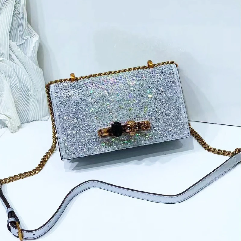 2026 New European and American style evening bag, versatile small square bag, banquet bag, handbag, shoulder bag, crossbody bag