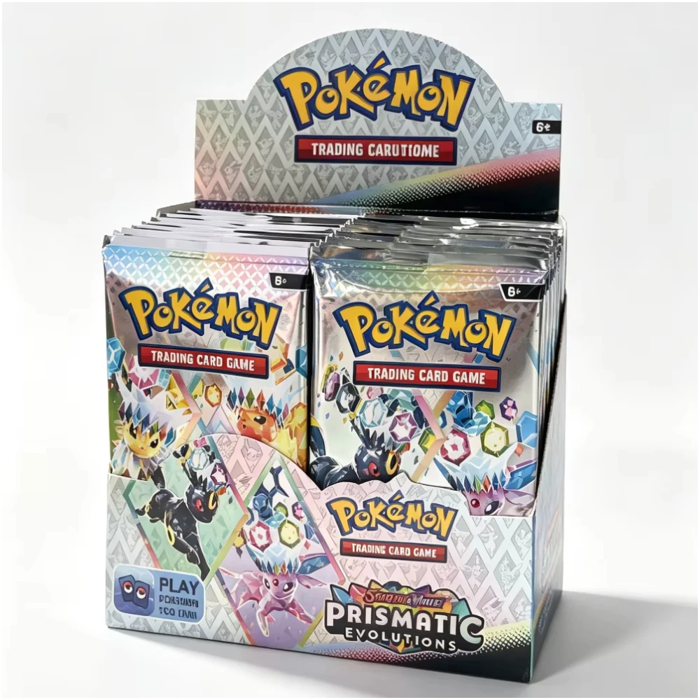 10pcs Poke Mon Cards Scarlet & Violet Prismatic Evolutions 151Booster Box 36 Packs Rare Holo TCG Eevee Collectible Trading Cards view 6