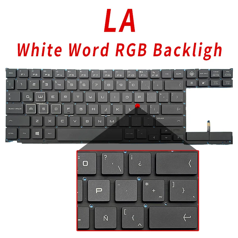 Russian TR/LA/RU Laptop keyboard For HP OMEN X 15-DG 15-dg0xxx 15-dg0000 2S S2 15T-DG000 15-dg0024nr 15-dg0003TX TPN-Q215