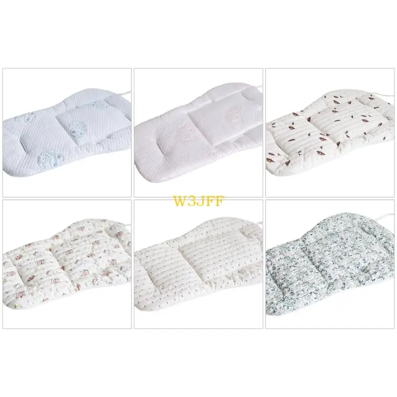 

W3JF Breathable Strollers Pad Mesh Fabric Backing Design Easy Installation