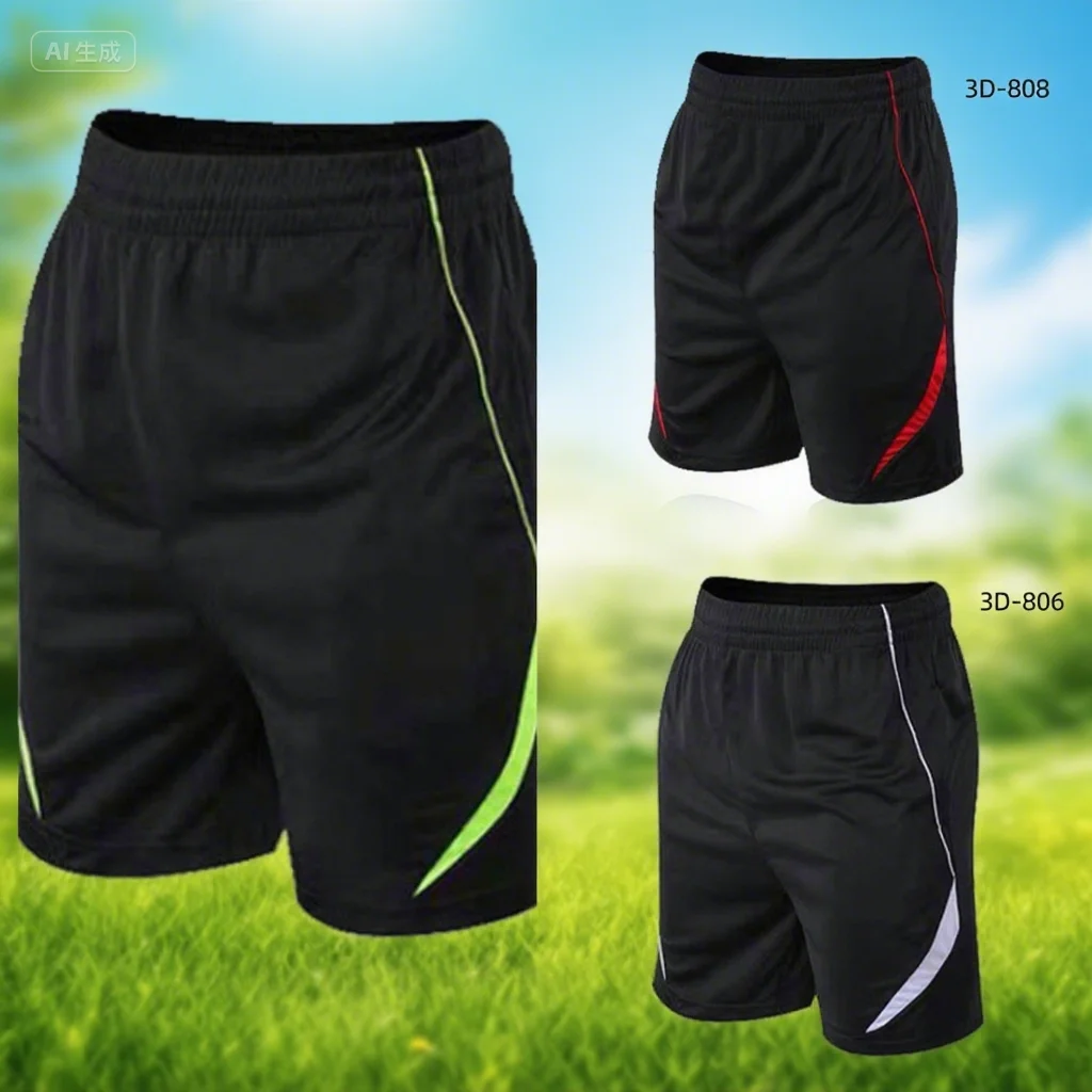 

2026 New Men's 3D Shorts Summer Cool Leisure Fitness Slow Running Football Training Shorts Men's Sports Shorts