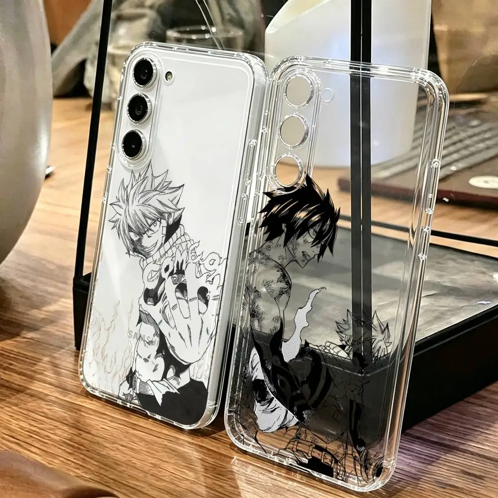 ANIME A-FAIRY TAIL  Phone Case For SamsungA10,12,20,21S,30,31,40,50,51,52,70,71 Transparent Cover