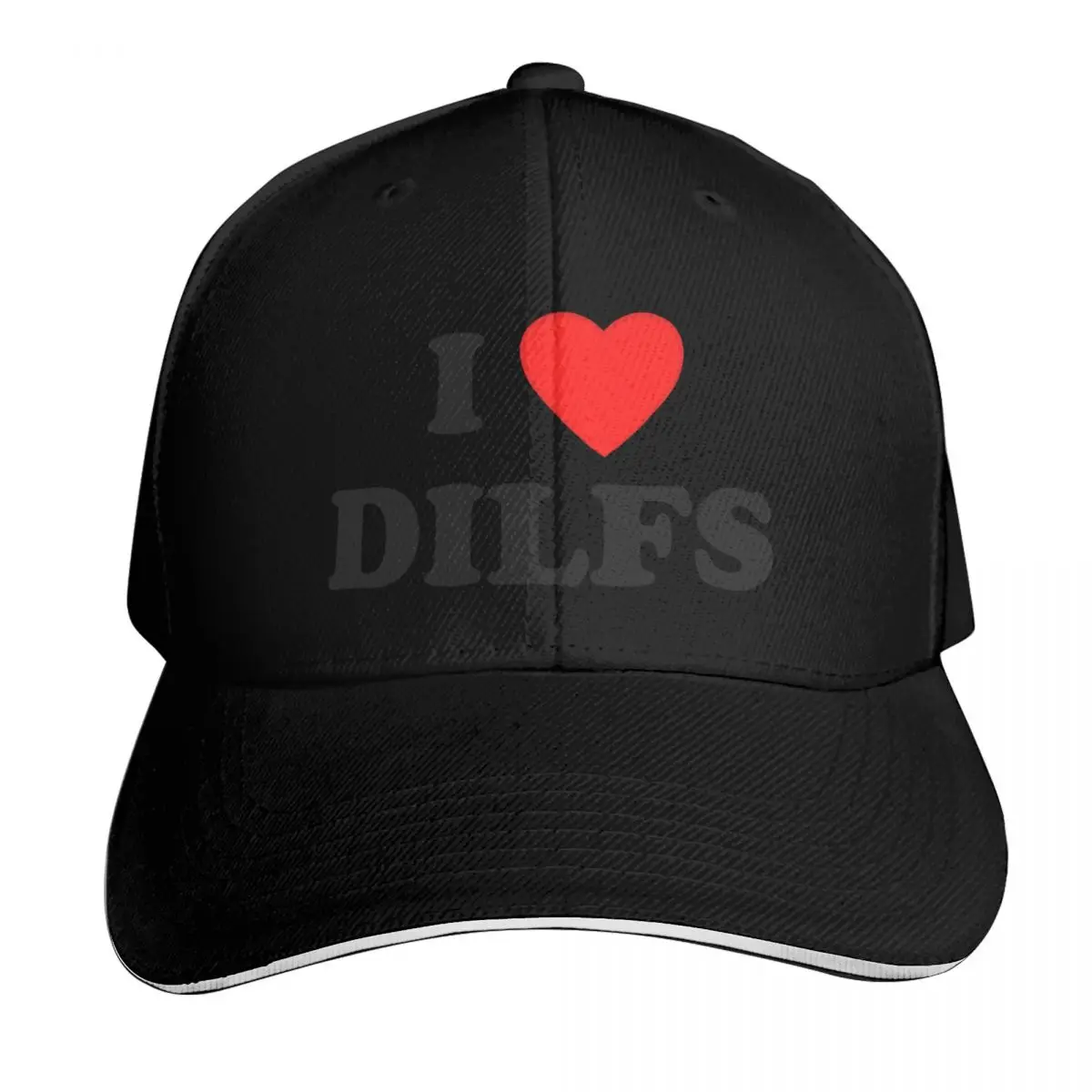 I Love DILFS Baseball Cap Vintage Retro Embroidered Lightweight Packable Gift for Him Her