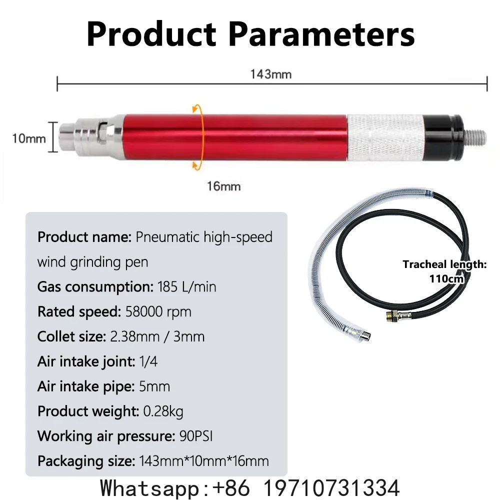 Pneumatic Mini High-Speed Air Micro Die Grinder Kits Polishing Engraving Wood Jewelry Polishing Grinding Cutting Pneumatic Tools