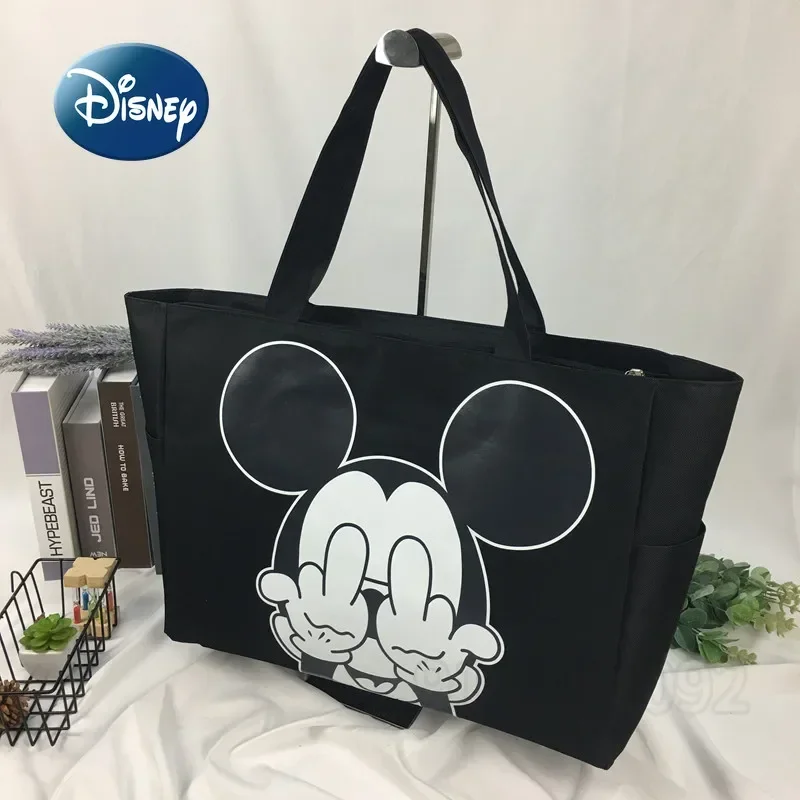 

Disney Mickey New Women's Handbag Cartoon Fashion Women's Travel Handbag Large Capacity Multifunctional Storage Shopping Bag