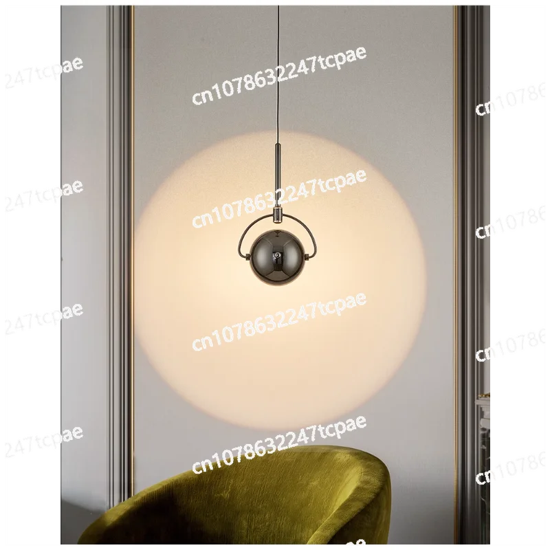 Italian minimalistsingle free retractable hovering lift light bedroom bedside creative light luxury single bar single head light