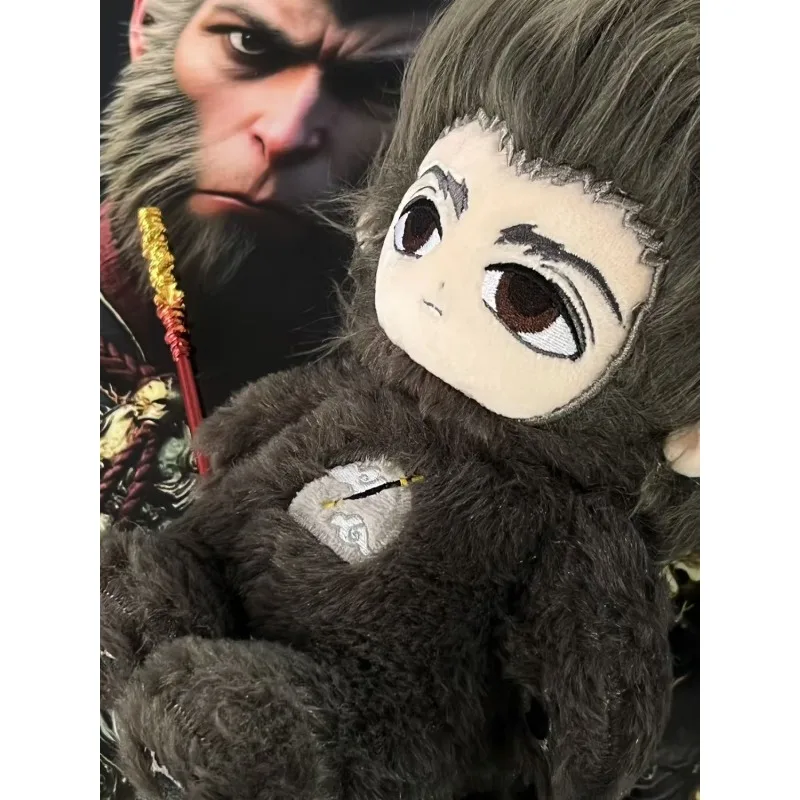 Pluszak 20 cm Gra Black Myth: Wukong Śliczny Wukong Zabawka Pluszowa dla Dzieci Fanów Cosplay Prezent Urodzinowy Świąteczny Kolekcjonerski Dekoracja Pokoju na Boże Narodzenie
