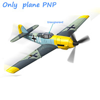 BF109 RC Plane 2.4G 4CH 400mm Wingspan One-key Aerobatic (No Remote Control )Aircraft PNP 761-11 EPP Foam RC Fighter